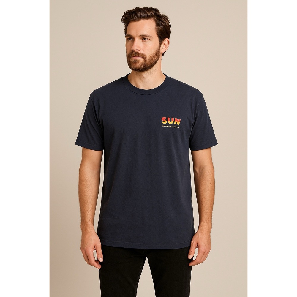 Lee T Shirt Mens XL Blue 1952 Logo Music Retro Rockabilly Graphic Tee Casual
